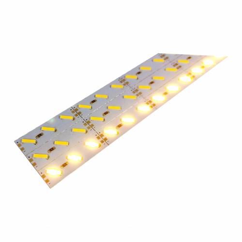 Taśma LED 7030 na sztywnym aluminiowym podkładzie - Biała Ciepła 3000 K - 100 cm